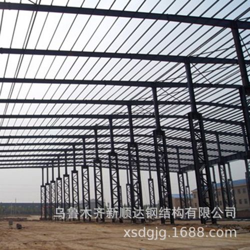 钢结构厂房车间新疆钢构厂家加工制作安装钢结构建筑工程